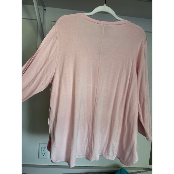 NWT FDJ French Dressing Women's Dolman Sleeve Blouse Pink Size XL - Picture 5 of 10
